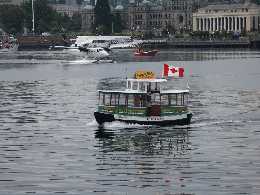 Harbor taxi in Victoria, BC